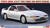1:24 Hasegawa 20504 Toyota Supra A70GT Twin Turbo 1989 White Pack Plastic Modelbouwpakket