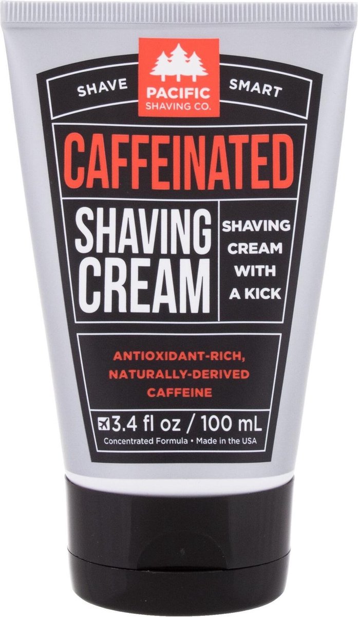 Shave Smart Caffeinated Shaving Cream - Přírodní Krém Na Holení S Kofeinem 100ml