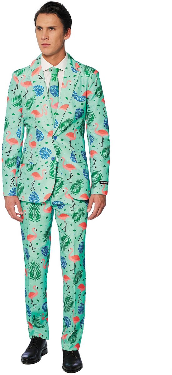 Suitmeister Tropical - Heren Pak - Carnavalskleding - Kostuum - Gekleurd - Maat M