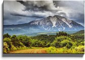 Walljar - Rocky Mountains - Muurdecoratie - Canvas schilderij