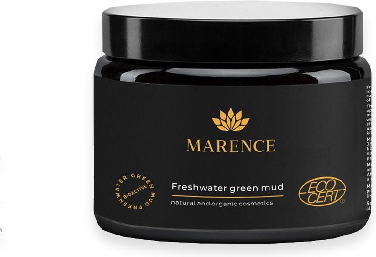 Marence - Freshwater Green Mud - Natuurlijk moddermasker voor huid en haar - 500 gr