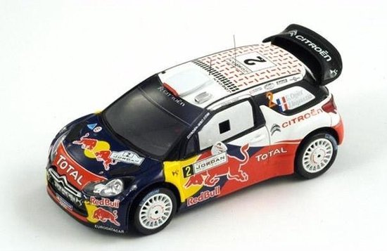 Spark 1:43 - Model Car - Citroën DS3 WRC #11 4th Rally Guanajuato Mexico 2011 Solberg Patterson Superb Limited Edition And Sold Out Model