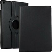 Case2go - Tablet hoes geschikt voor iPad 10.2 Inch 2021 / 2020 / 2019 - Draaibare Book Case Cover - Zwart