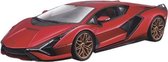 Bburago Modelauto Lamborghini Sian FKP 37 2019 1:18 rood
