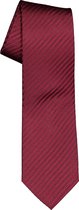 ETERNA stropdas - bordeaux rood gestreept - Maat: One size