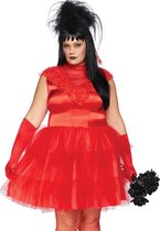 Leg Avenue - Rode Gothic bruid - Diva size (3XL-4XL)