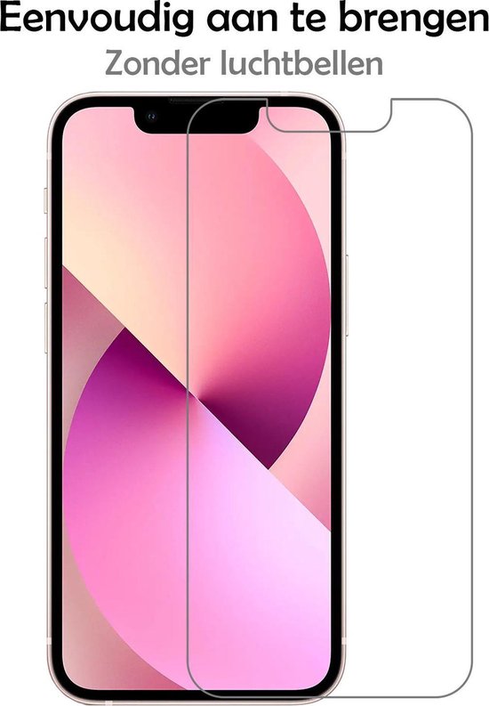 Screenprotector - Geschikt voor Apple iPhone 13 - 3 Stuks - Extra Sterk - Beschermglas - Gehard Glas - Tempered Glass - Screen Protector