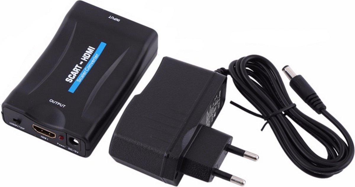 Scart naar HDMI adapter converter Scart-IN naar HDMI-out 1080P met 220V adapter / HaverCo