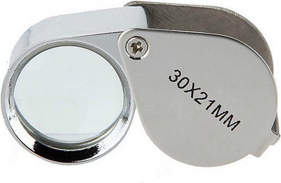 Juweliers vergrootglas loop 30x vergroten 21mm / HaverCo | bol.com