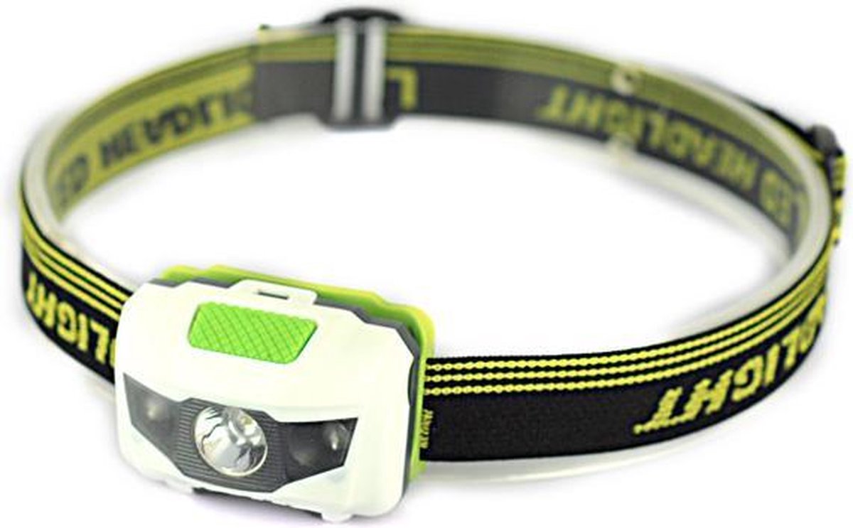 Led hoofdlamp lumen Wit & licht Werkt op 3x AAA-batterij / Waterdicht bol.com