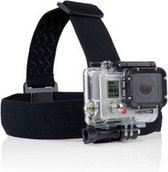 Hoofdband Headstrap Headband Bevestigingsband voor alle modellen GoPro Zwart