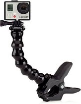 Jaws houder klem voor oa GoPro actioncams Flex clamp + Verstelbare Neck