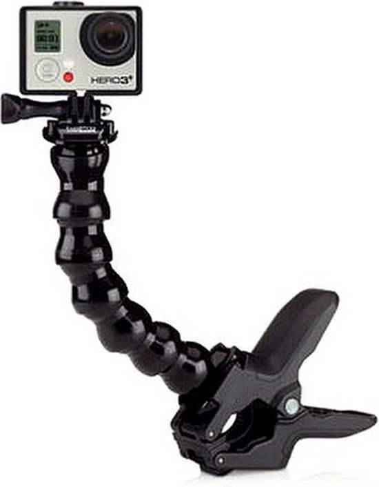 Pince porte-mâchoires pour actioncams GoPro Pince flexible + cou réglable
