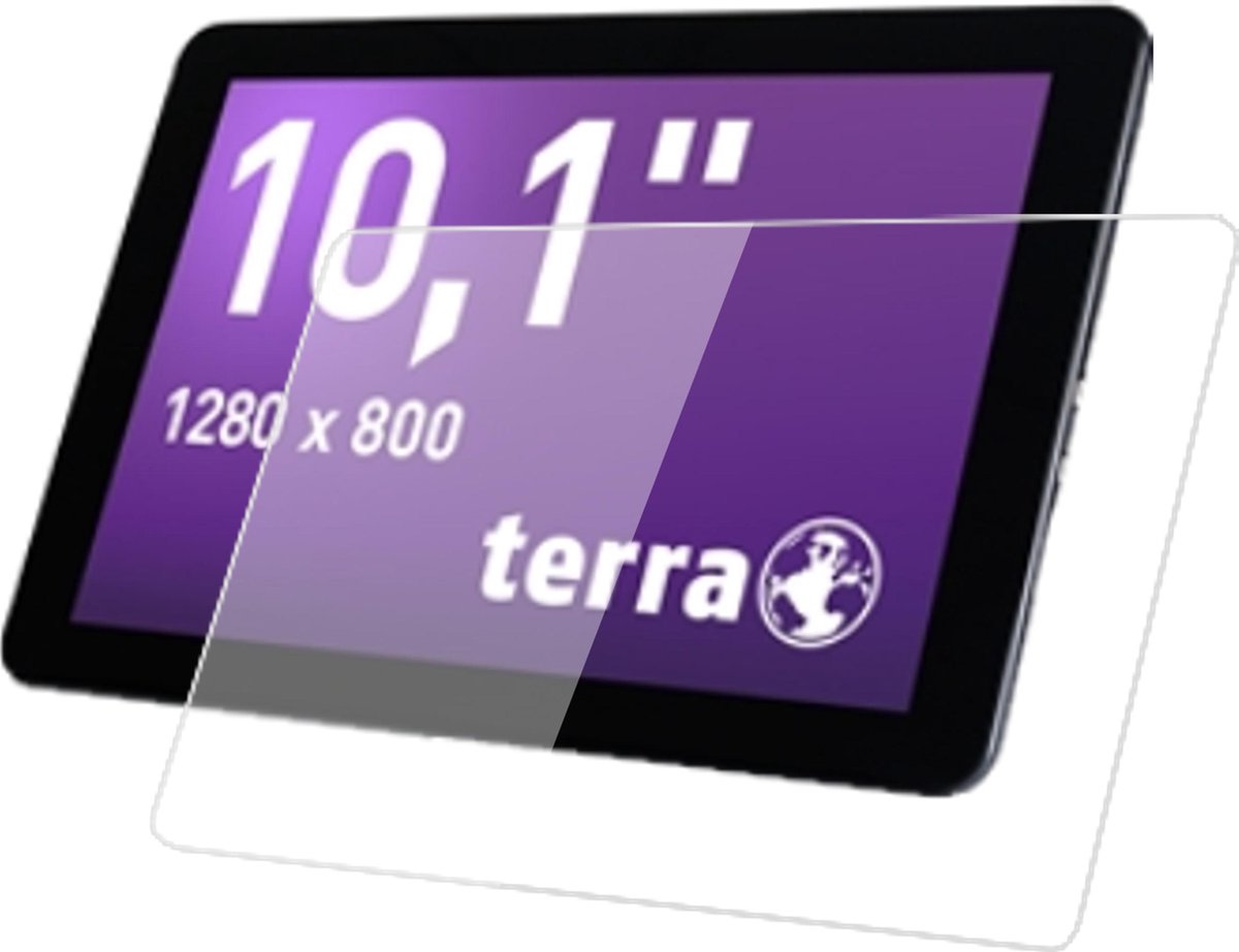 Dipos 2 Pellicole Protettive In Vetro Flessibile 9H Per Terra Pad 1004 (10,1 Pollici) – Antiurto, Anti-graffio, Oleofobico, Made In Germany