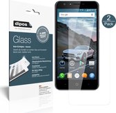 dipos I 2x Pantserfolie helder compatibel met Doogee Y6C Beschermfolie 9H screen-protector