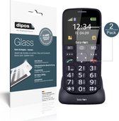 dipos I 2x Pantserfolie helder compatibel met bea-fon SL240 Beschermfolie 9H screen-protector