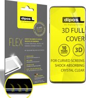 Dipos I 3x Film de protection 100% compatible avec OnePlus 7 Pro 5G Foil I 3D Full Cover Screen Protector