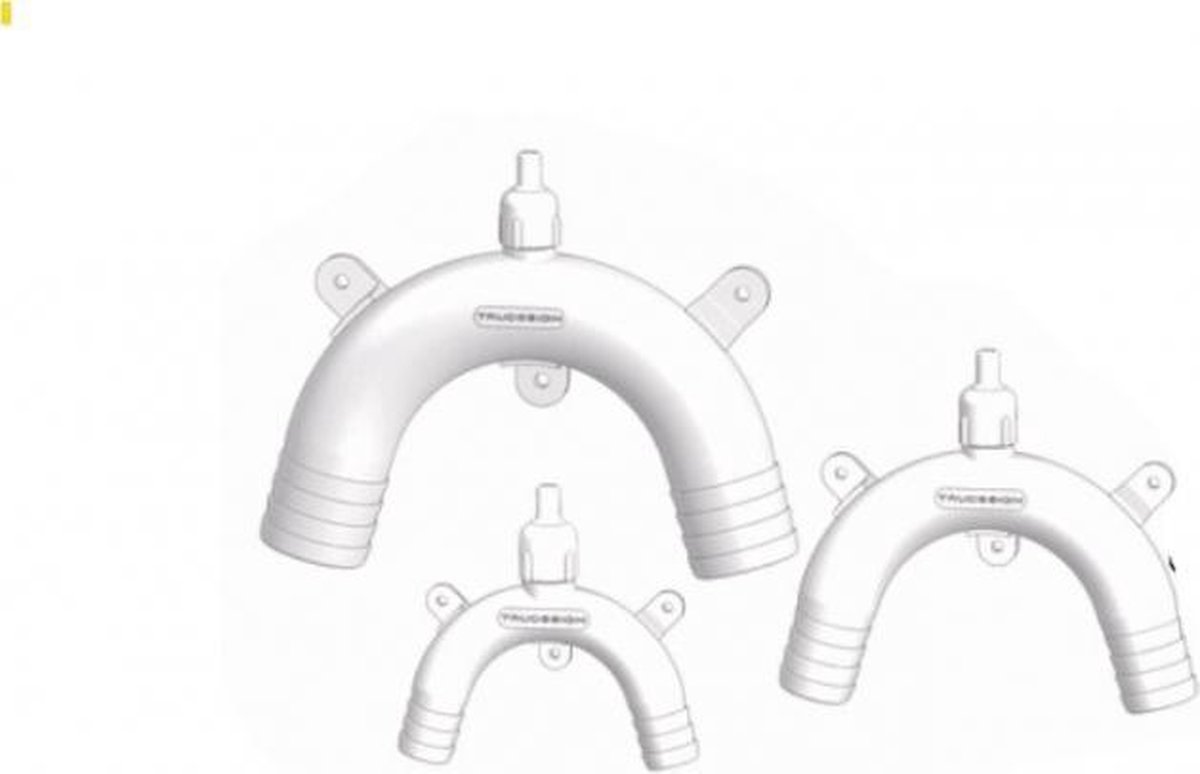 Trudesign Anti-sifon Elleboog Zilver 25 mm
