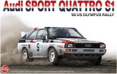 1:24 NuNu 24023 Audi Quattro Sport S1 '86 Olympus Rally Plastic Modelbouwpakket