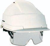 Aubouix veiligheidshelm Iris 2 met PC veiligheidsbril Geel