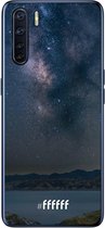 6F hoesje - geschikt voor OPPO A91 -  Transparant TPU Case - Landscape Milky Way #ffffff