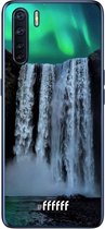 6F hoesje - geschikt voor OPPO A91 -  Transparant TPU Case - Waterfall Polar Lights #ffffff