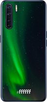 6F hoesje - geschikt voor OPPO A91 -  Transparant TPU Case - Northern Lights #ffffff