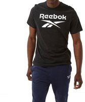 Reebok Graphic Series Stacked Shirt Zwart Heren - Maat S