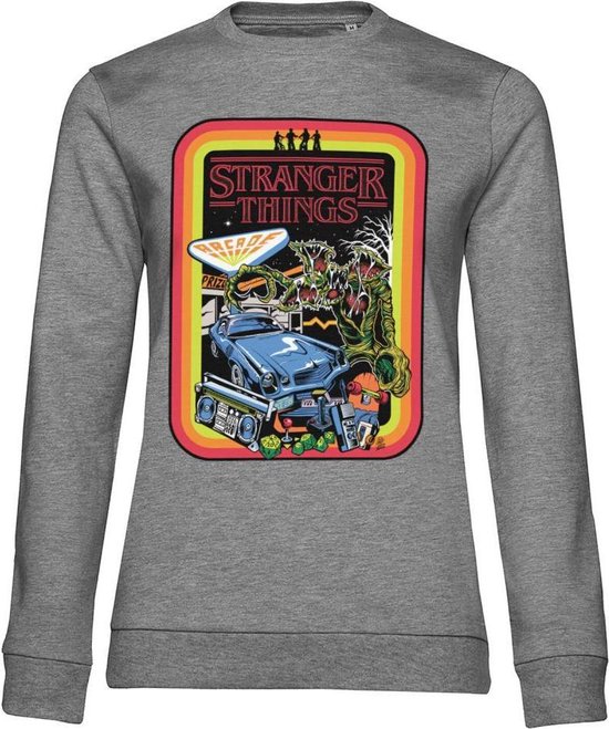 Stranger Things Sweater/trui -2XL- Retro Poster Grijs