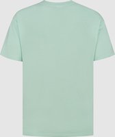 Purewhite -  Heren Relaxed Fit   T-shirt  - Groen - Maat L