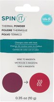 We R Memory Keepers - Spin IT thermal powder Wine to Magenta
