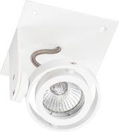 LED-inbouwarmatuur BR1022 Vierkant card. GU10 excl. box Wit