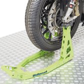 Datona® MotoGP Paddockstand voorwiel - Kawasaki -  Paddockstand is ultra licht - beschikbaar in combinatie met de paddockstand voor het achterwiel -Groen
