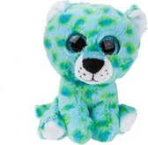 pluchen knuffel Cheetah 22 cm junior blauw