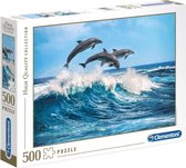 legpuzzel Dolphins karton 500 stukjes