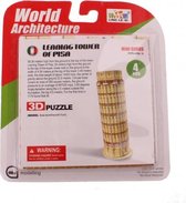 3D-Puzzel toren van Pisa klein 6-delig brons