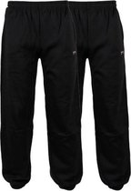 2-Pack Donnay Joggingbroek met elastiek - Sportbroek - Jongens - Maat 98 - Zwart