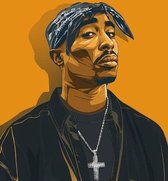 Tupac Shakur 2PAC Print Poster Wall Art Kunst Canvas Printing Op Papier Living Decoratie  C2915