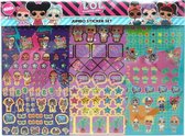 stickerset meisjes papier 400 stuks