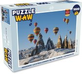 Puzzel Luchtballon - Stenen - Sneeuw - Legpuzzel - Puzzel 1000 stukjes volwassenen