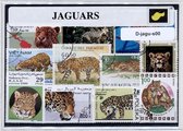 Jaguars – Luxe postzegel pakket (A6 formaat) : collectie van verschillende postzegels van jaguars – kan als ansichtkaart in een A6 envelop - authentiek cadeau - kado tip - geschenk