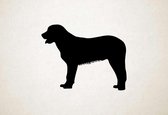 Silhouette hond - Rafeiro Do Alentejo - S - 45x58cm - Zwart - wanddecoratie