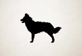 Silhouette hond - Cierny Sery - Cierny Sery - M - 60x84cm - Zwart - wanddecoratie