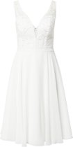 Magic Bride cocktailjurk Crème-38