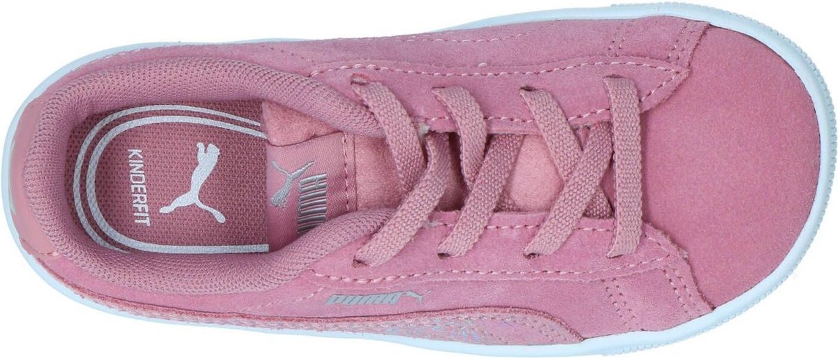 Puma Sneakers - Maat 25 - Meisjes - roze - wit | bol.