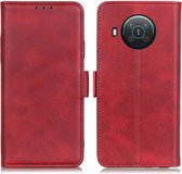 Nokia X10/X20 Portemonnee Hoesje Rood - Cacious (Wallet Serie)
