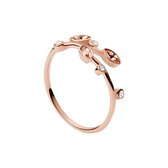 Fossil dames Dames Ring Stainless Steel Glass Stone 60 Roségoud 32017247