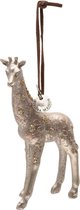 Riviera Maison Happy Giraffe Ornament - Gold - 2.0 x 7.5