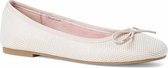 Tamaris Dames Ballerina 1-1-22111-26 486 beige smal Maat: 39 EU