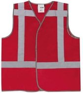 M-Wear 0178 verkeersvest RWS, rood 3XL/4XL